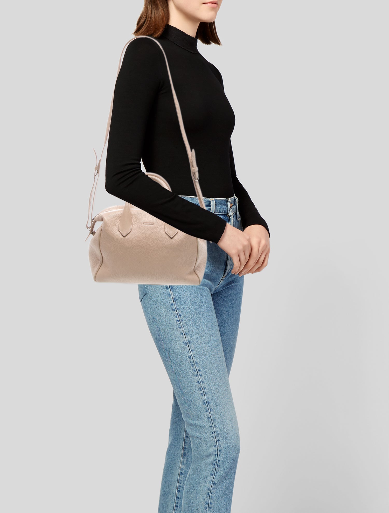 Balenciaga Leather Infanta Boston Small